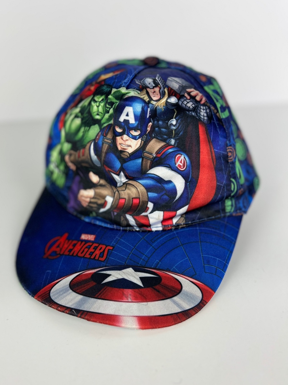 Marvel Avengers Youth Kids StrapBack Hat Cap Captain America Thor Iron Man Hulk